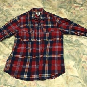 Multi colored long sleeve button down